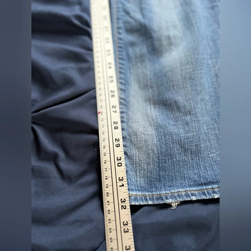 Big Star Low-Rise Boot Flare Women’s Tall Distressed Bootcut Jeans Sz 28 Long